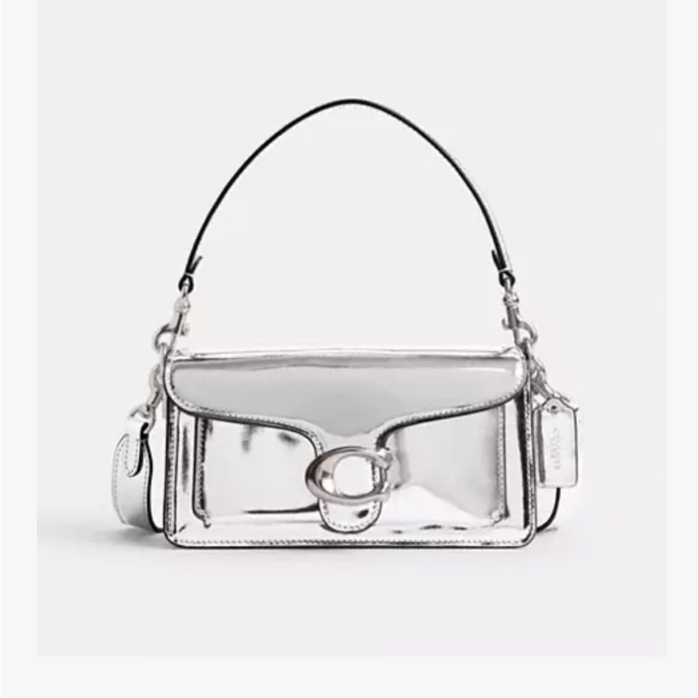 Tabby Shoulder Bag 20 In Metallic - Picture 15 of 16